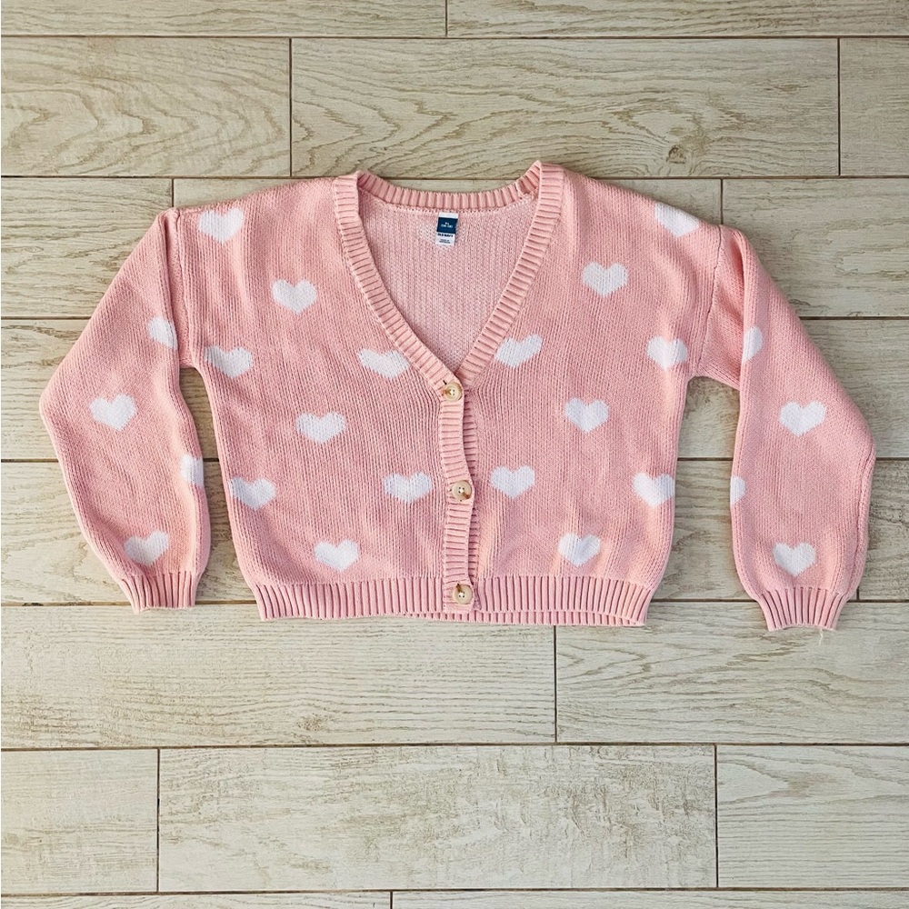 Cropped cotton cardigan- girls size XL - old navy